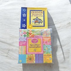 VTG Friends Scrapbook Of Memories, Paper Crafting & Craft Making Book Lot *NEW*