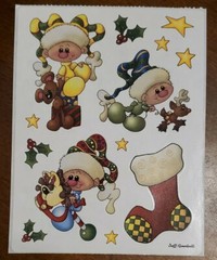 Provo Craft Scrapbooking Stickers by Jeff Goodsell, Jolly Good Fun, Elves