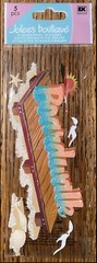 VERY RARE Jolees Boardwalk Title Beach Sea Gulls Shells Sun Star Fish Stickers