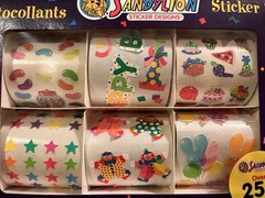VINTAGE 1998 Sandylion Sticker Designs Over 250 Sticker Set SEALED RARE