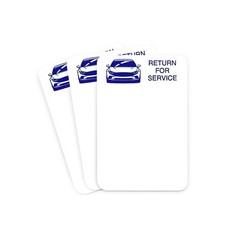 Oil Change Reminder Stickers – Static Cling Windshield Labels 1.5″x2.25″ – 400 G