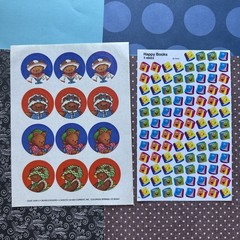 Vintage 80s 90s Y2K Hallmark AGC + Stickers 25 FULL SHEETS Characters