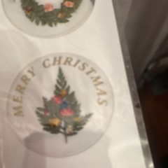 Victoria’s Garden Real Flower Stickers, Holiday Theme, Multicolor Assorted