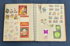 Vintage Sticker Album Hallmark AGC Puffy