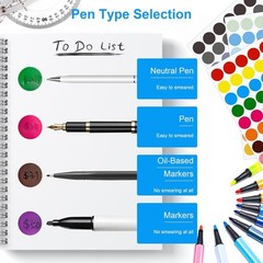 1050 Pcs Dot Stickers 3/4 Inch Colored Dot Stickers 30 Color Circle Coding Label