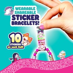 Wearable Sticker Bracelet & Collection Book | 120 Mini Stickers, 1000+ Designs