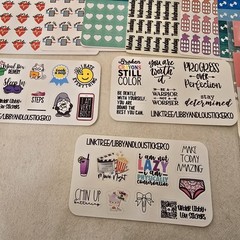 Bullet Journaling Stickers Notes Planner Lot 18 Sheets
