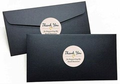 1.5″ Inch Thank You Stickers Thank You for Supporting My Small Business 9 Styles
