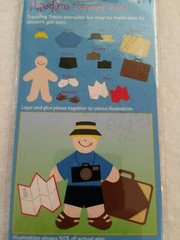Paperkins Traveling Travis Collectible Paper Doll & Accessories