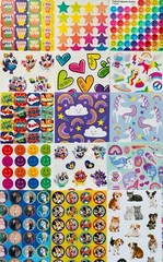 150+ BULK Lot of Scrapbooking Stickers Great Variety! Mxd Themes Seasonal Cards