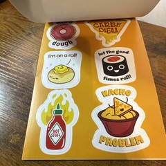 Pen+Gear Vinyl Sticker Book, 14 Sheets with 98 Stickers