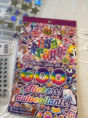 LOT Stickers Alphabet Numbers Beads Labels Stars Hearts Lisa Frank Multicolored