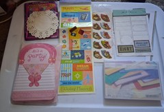 Large Lot Of Scrap Booking Stickers, Sticker,paper Stamps Stencils Ect. (A)