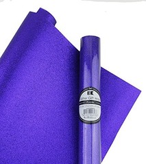 Best Creation Glitter Gift Wrap, 30 x 36-Inch, Purple 1 Count (Pack of 1)