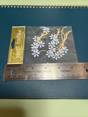 Jolee’s Botique Dimensional Stickers Blue Jeweled Flowers SPJC014