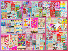 555+ STICKERS! Love Lot Valentine Day Theme DIY Cards Hearts Flowers Teacher