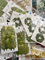 1,070 Pks Recollections Scrapbook Flowers Leaves Butterflies Lot New