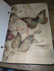 Vintage Butterfly Junk Journal Scrapbook USA Seller