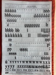 Three Letraset INSTANT LETTERING Transfer Letters 72pt 17mm RAPHAEL NICE