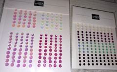 Stampin’ UP Purple Adhesive Backed Sequins & Iridescent Backed Discs 400 pcs NEW