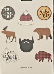 Stickabilities WOODLAND ADVENTURE Die Cut Shape Stickers~Gorgeous! High Quality!