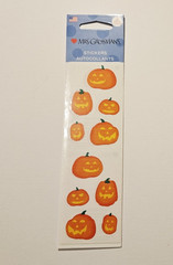 Mrs. Grossman’s Stickers Lot 3 Strips New Package ~Halloween Pumpkins~ HTF RARE