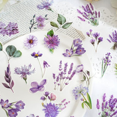 100 Pcs Daisy Camellia Stickers, White Flower Stickers for Scrapbooking Junk …