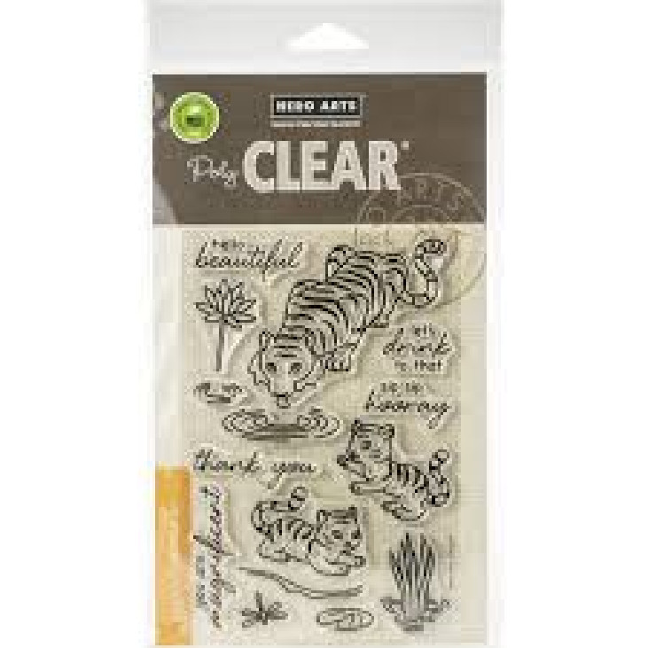 HERO ARTS – CLEAR STAMPS – TIGER WISDOM