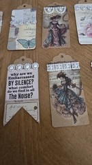 12 Special Antique women with bling Junk Journal Tags Handmade New