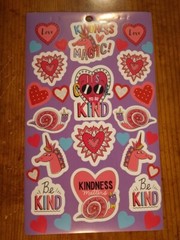 Happy Valentine Love Hearts Unicorn Stickers for your Planner 269714