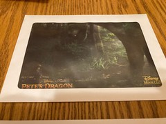 Disney Movie Club Beauty And The Beast + Pete’s Dragon Lithograph + Stickers Lot