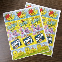 Vintage The Paper Magic Group Teacher Enrichment Stickers- 1999- 2 Sheets