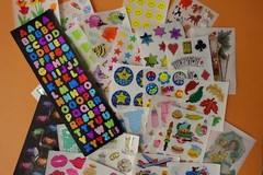 Sandylion Vintage Sticker Lot 30 Mods Prismatic Glitter Mylar Vintage 90s