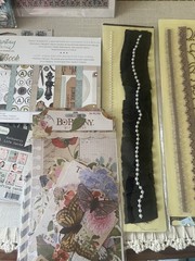 LARGE Lot Contemporary Crafters Kit Prismacolor, Bo Bunny, Stamps, Paper – 20