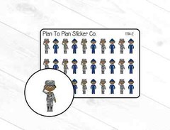 1114-2~~ Airforce Military BM Planner Stickers.