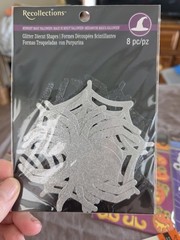 Vintage Recollections Halloween Sticker Lot 5pk Felt Rhinestone 3D Pop Up Craft