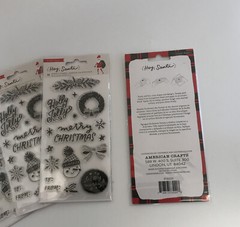 Lot Of 4 Crate Paper Hey, Santa 16/Pkg (64 Total) Acrylic Stamps – Scrapbooking