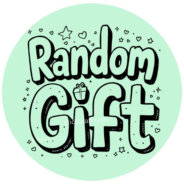 FREE GIFT Stickers Round Labels Seals Shipping Supplies 15 colors to choose from