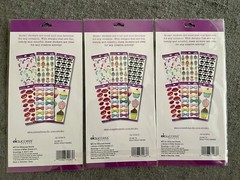 Sticko Rolly Polly Panda Bear Stickers Planner Supply Crafts Scrapbook (3 Sheets