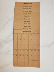 2023, 2024, or 2025 Large Calendar Stickers for Planners and Journals 5″ x 7″