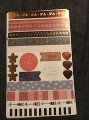 Pink Paislee Sweet Freedom Collection Washi Shapes with Foil Accents 310251 2017
