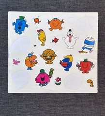 Mr. Men & Little Miss Stickers Sheet Not Complete