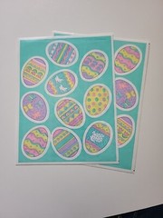 Vintage Easter Stickers, 11 Full Sheets, Hallmark, Amscan, AGC, variety of style