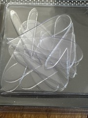 Lot Of 2 Heidi Swapp Ghost Shapes 12 Clear Acetate HEARTS & FLOWERS, Crafts, New