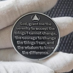 Grateful to Be Alive Sobriety Chip AA Coins and Medallions Recovery Anniversa…