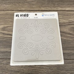 NEW Fancy Pants BIG BOARD #992 Chipboard Scrolls 6”x 6”