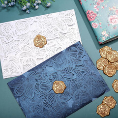 You’Re Invited Wax Seal Stickers – 100 Pack Envelope Seals – Self Adhesive Gold