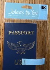 RARE Jolees PASSPORT Book W/ Pages (Like Real) USA Vacation International Travel