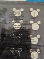 Vintage EK Success Disney Jeweled Mickey Head Dimensional Stickers Gems 18pc New