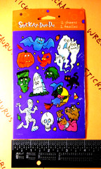 Vintage American Greetings Halloween Ghosts & Monsters Stickers Pack